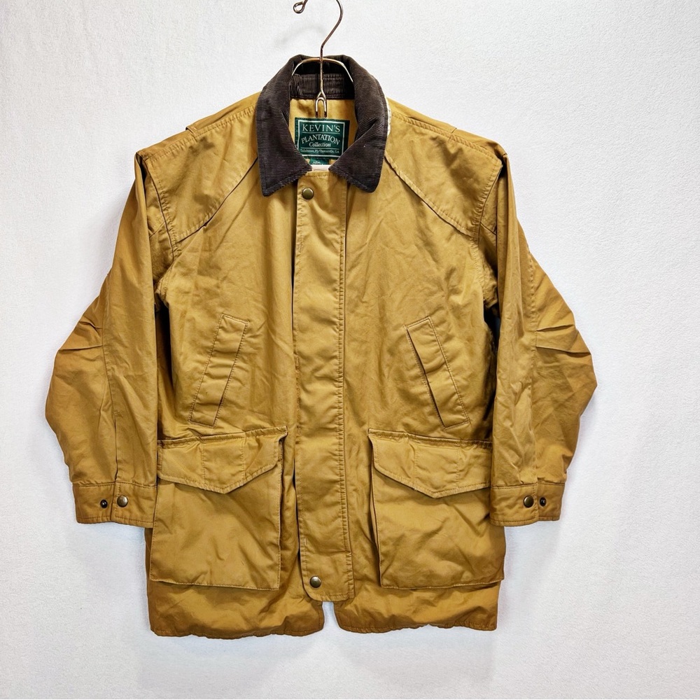 Kevin's Plantation Chore Field Jacket Youth Size‎ Large Barn Coat Tan Canvas